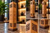 جاعودی چوبی برج طرح عشق